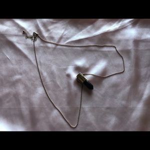 Black Pendant Necklace